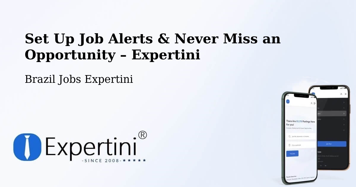 Job Alerts Guide – Get Notified About New Jobs in Luz - Luz, Brazil Jobs Expertini